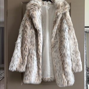 VENUS Cream and Brown Teddy Jacket